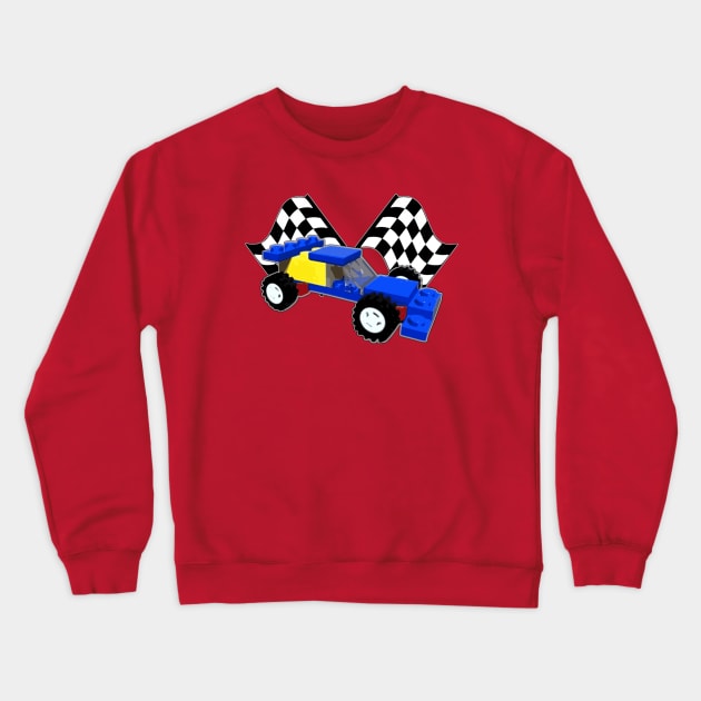 Brick Creations - Formula 1 Car Crewneck Sweatshirt by druscilla13